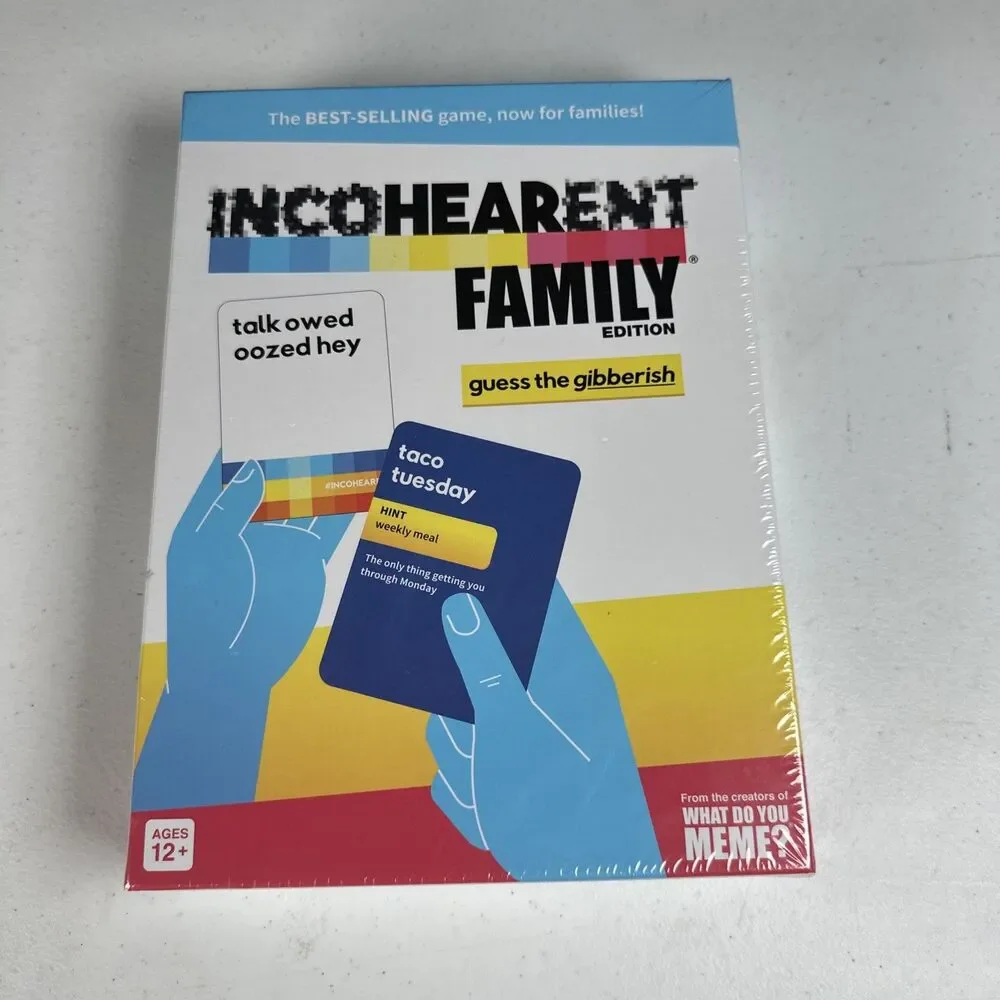 Incohearent Family Edition Card Game By What Do You Meme? New Sealed